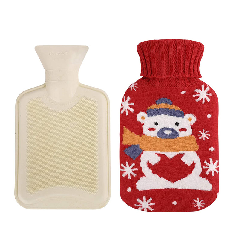 Durable Rubber Heat Pack with Knit Cover for Menstrual Cramps